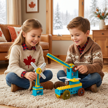 3-in-1 Science and Technology Building Block Set