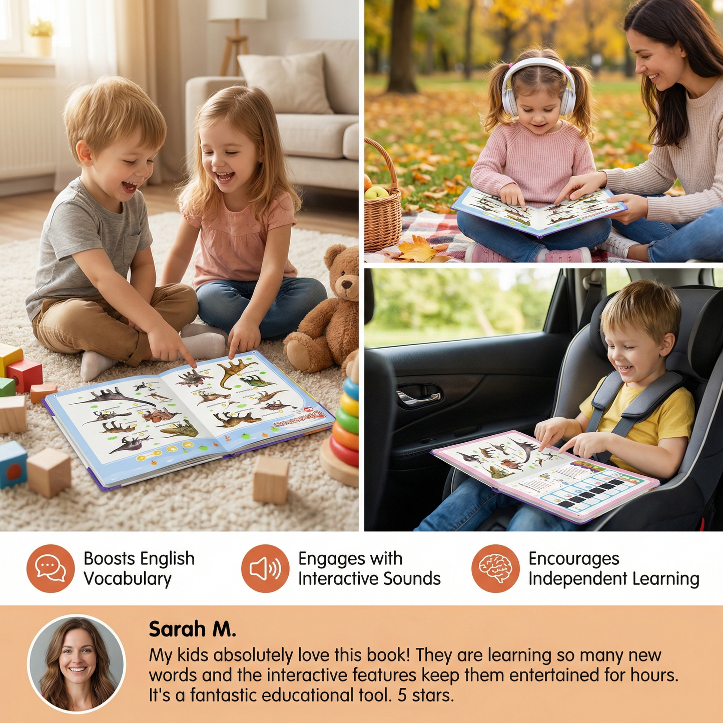 My First English Words - Talking English Learning Book