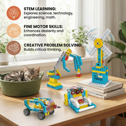3-in-1 Science and Technology Building Block Set