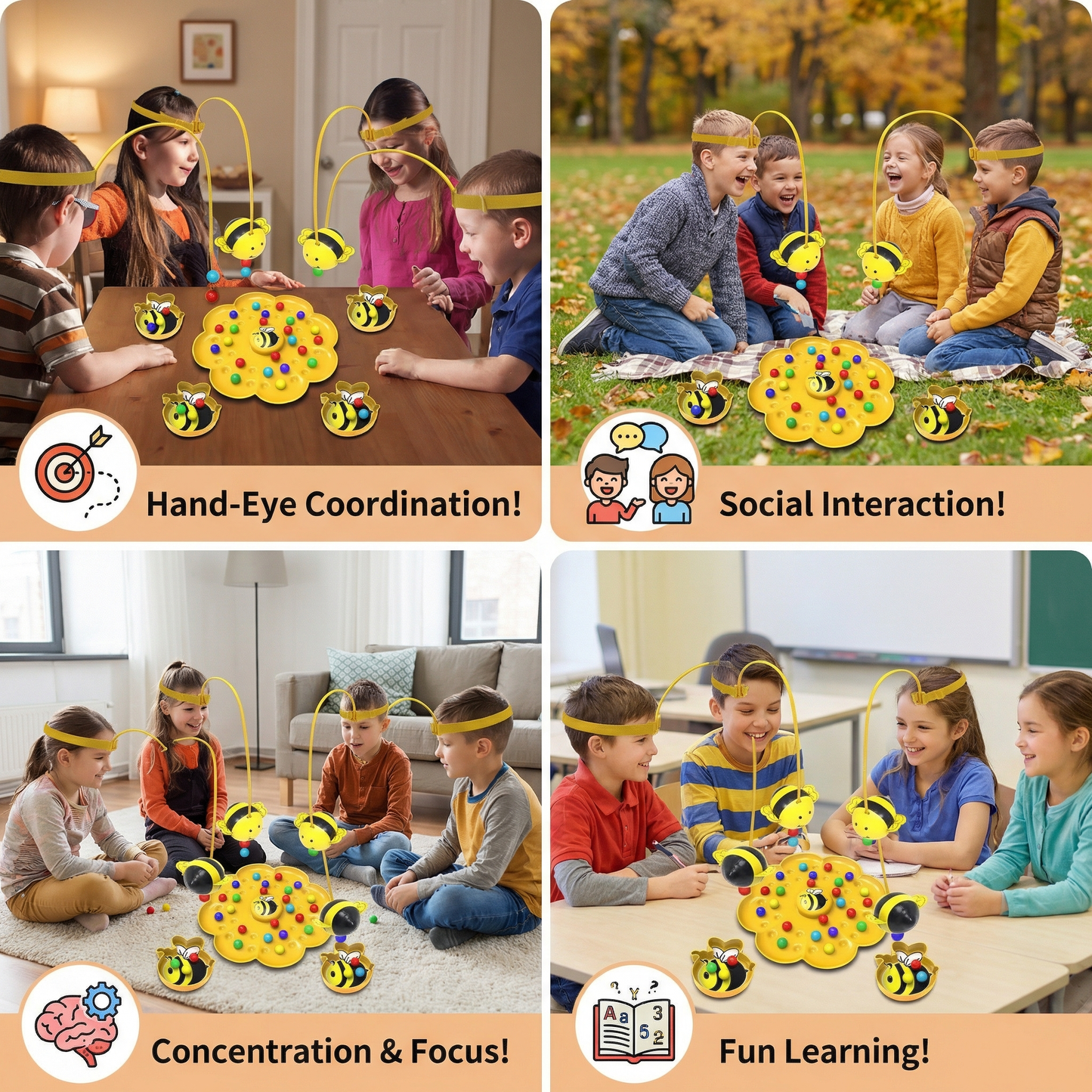 Bee Bead Fishing Adventure Game