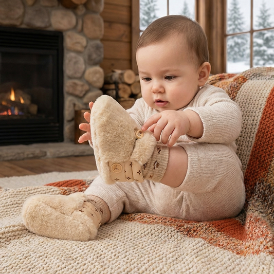 Fluffy Sock Shoes for Babies