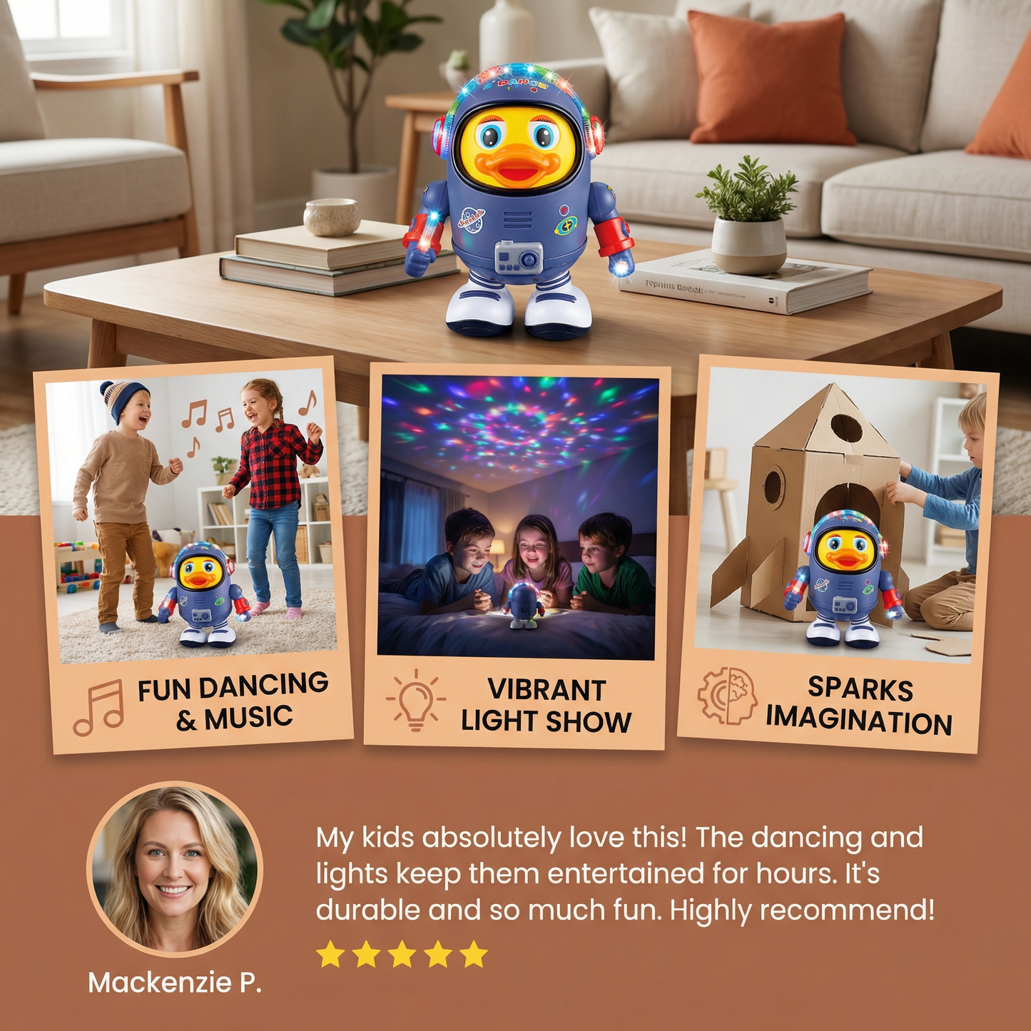 Dancing Astronaut Duck