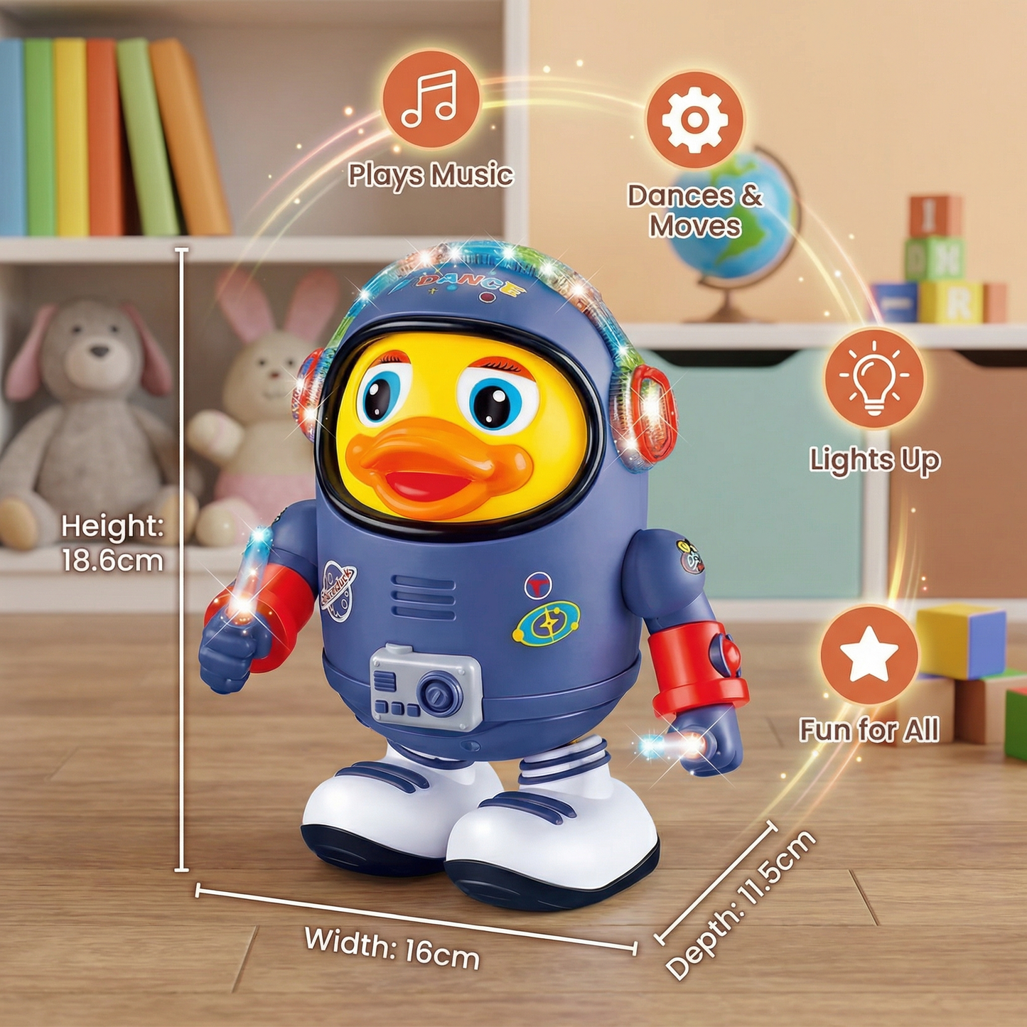 Dancing Astronaut Duck
