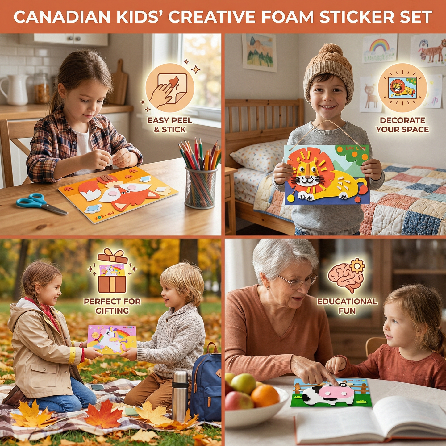 Creative Sticker Set for Children