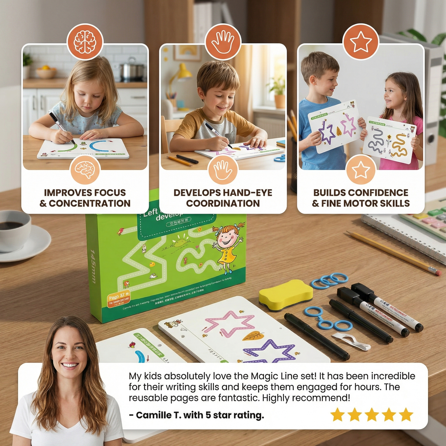 Magic Line — Magical Tracing Workbook Set