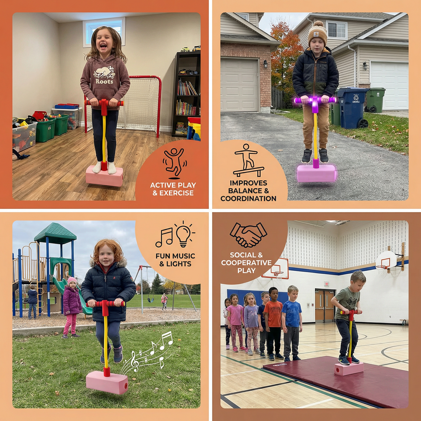 Kids Foam Pogo Jumper – Jumping Toy for Indoor & Outdoor Fun