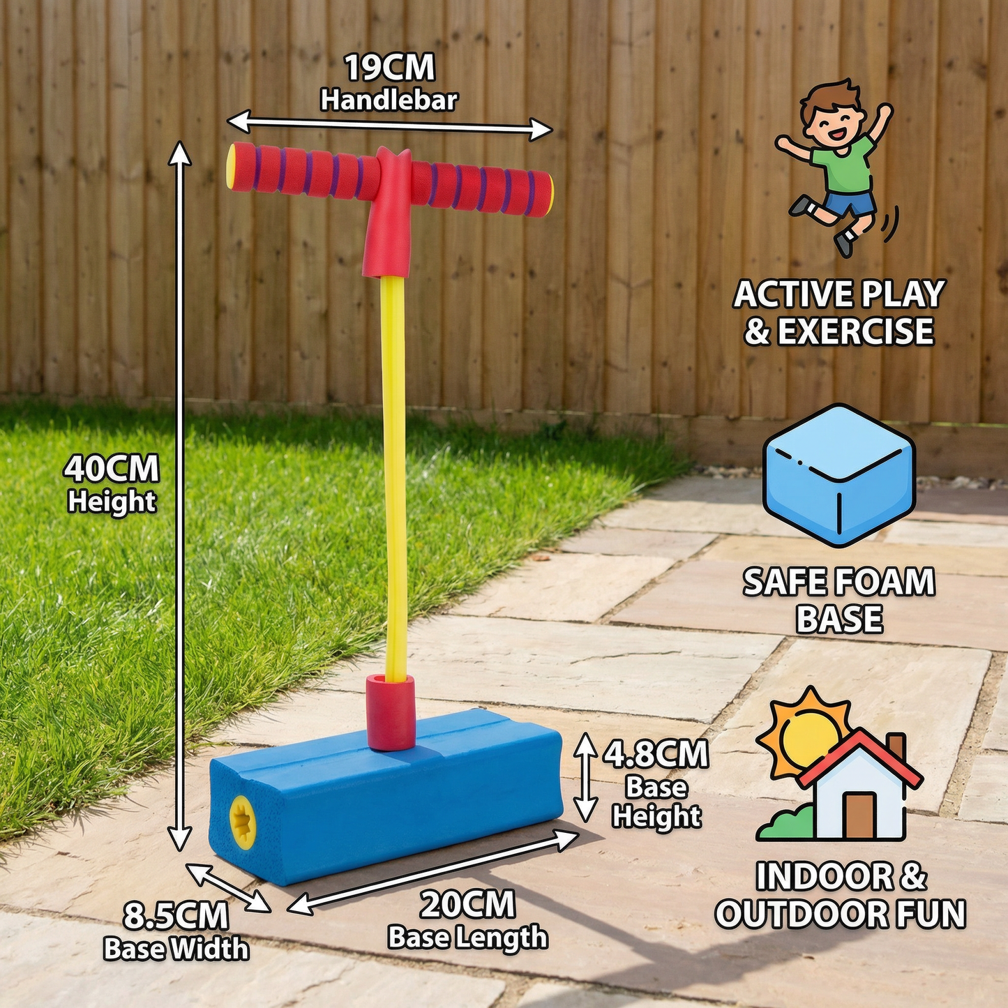 Kids Foam Pogo Jumper – Jumping Toy for Indoor & Outdoor Fun