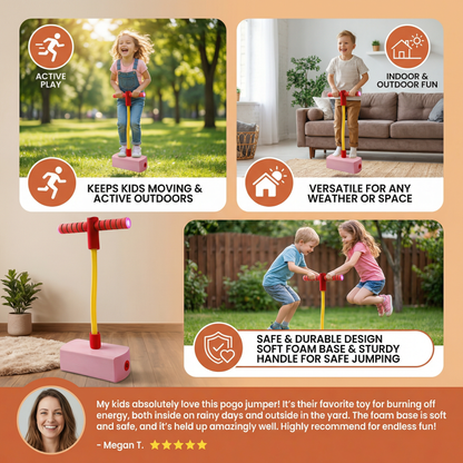 Kids Foam Pogo Jumper – Jumping Toy for Indoor & Outdoor Fun