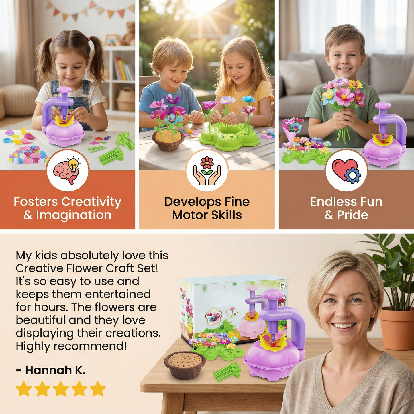 Creative Flower Craft Set