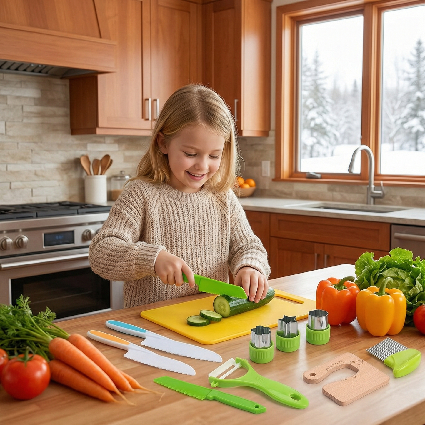 Safe Kitchen Set - For Little Gourmet Chefs