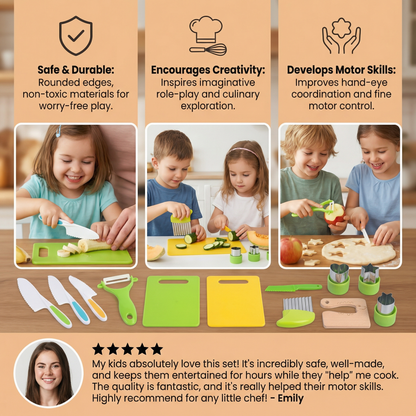 Safe Kitchen Set - For Little Gourmet Chefs