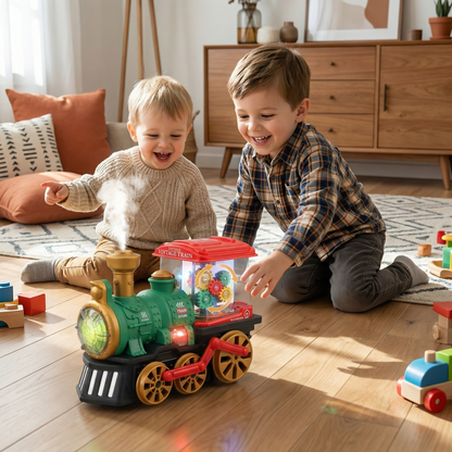 Smart Children's Steam Locomotive with Real Steam