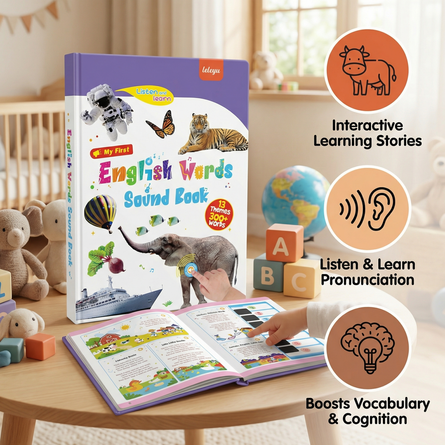 My First English Words - Talking English Learning Book