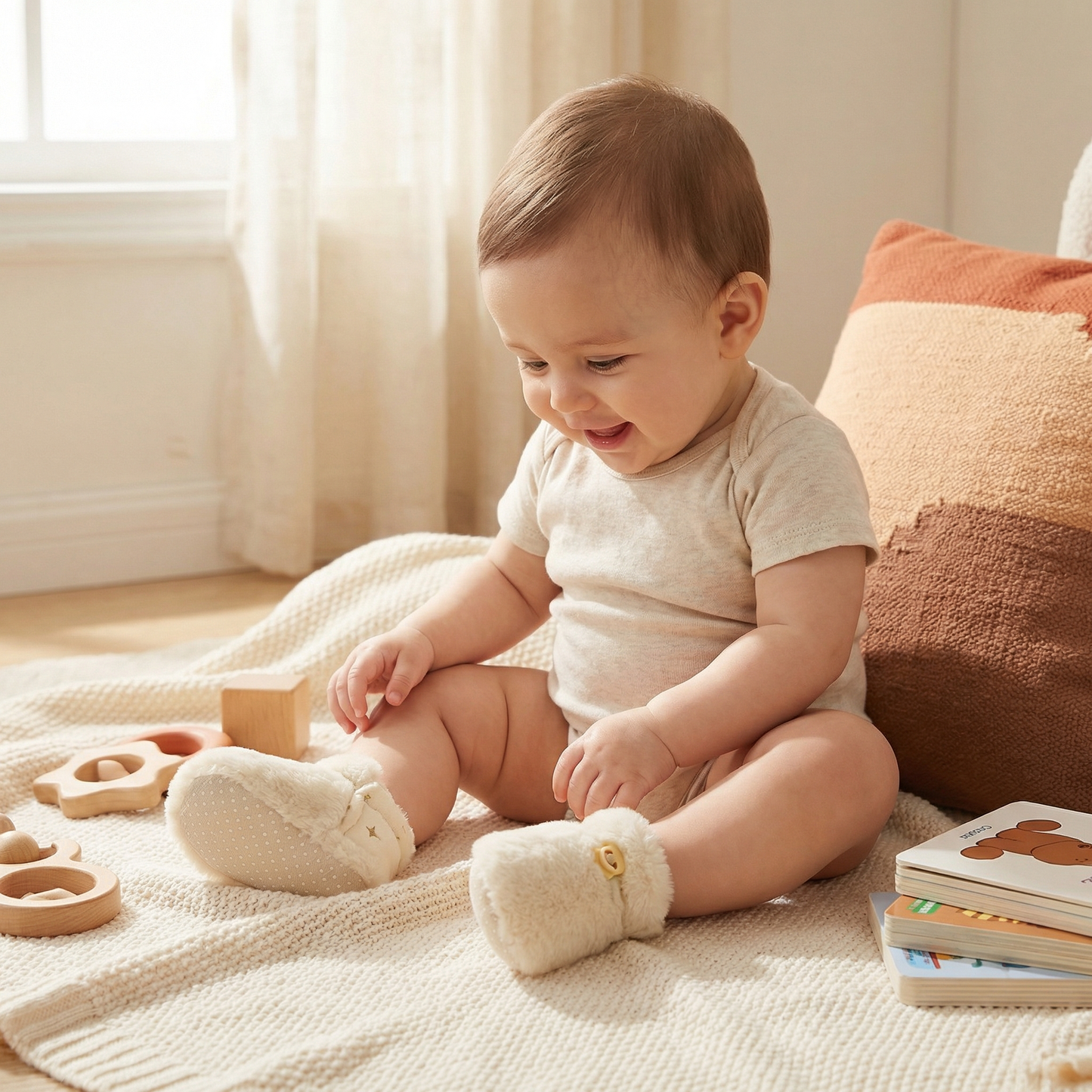 Fluffy Sock Shoes for Babies