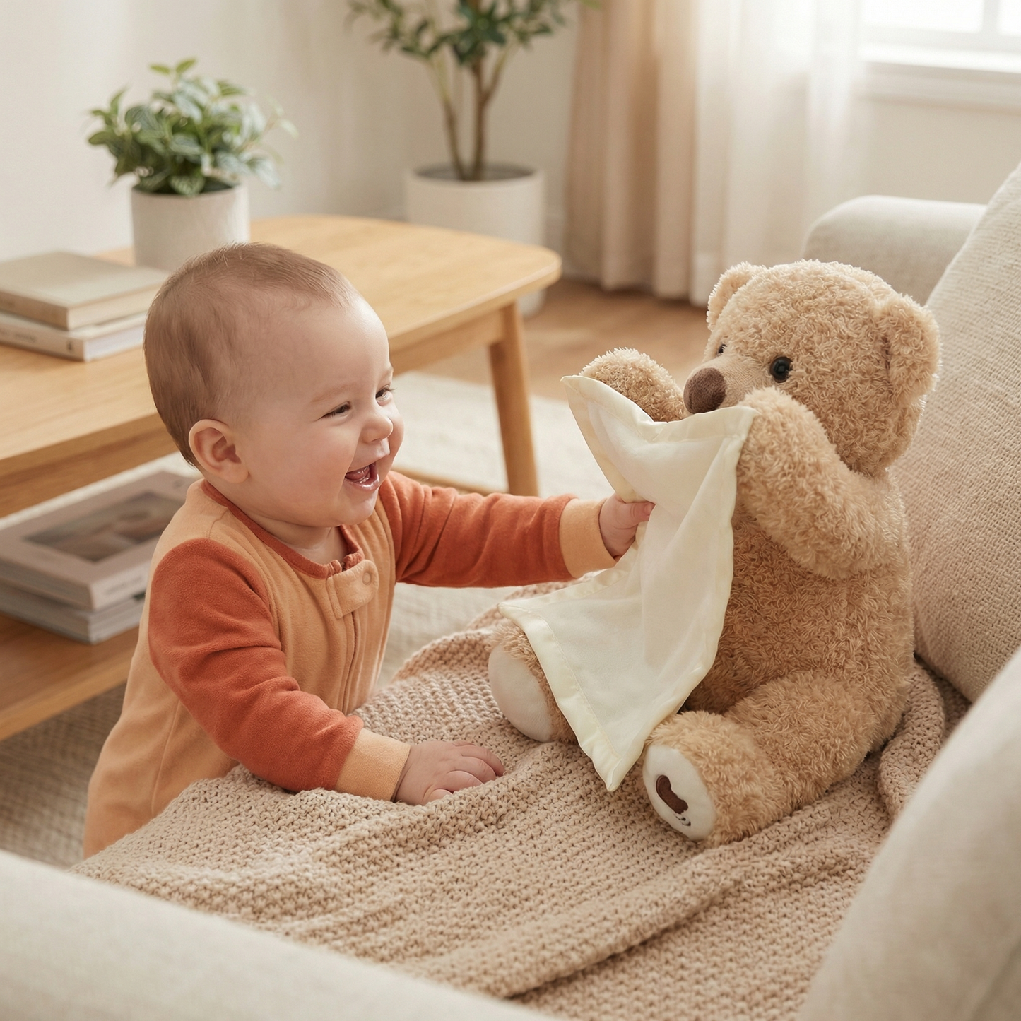 Peekaboo Bear – Interactive Plush Toy