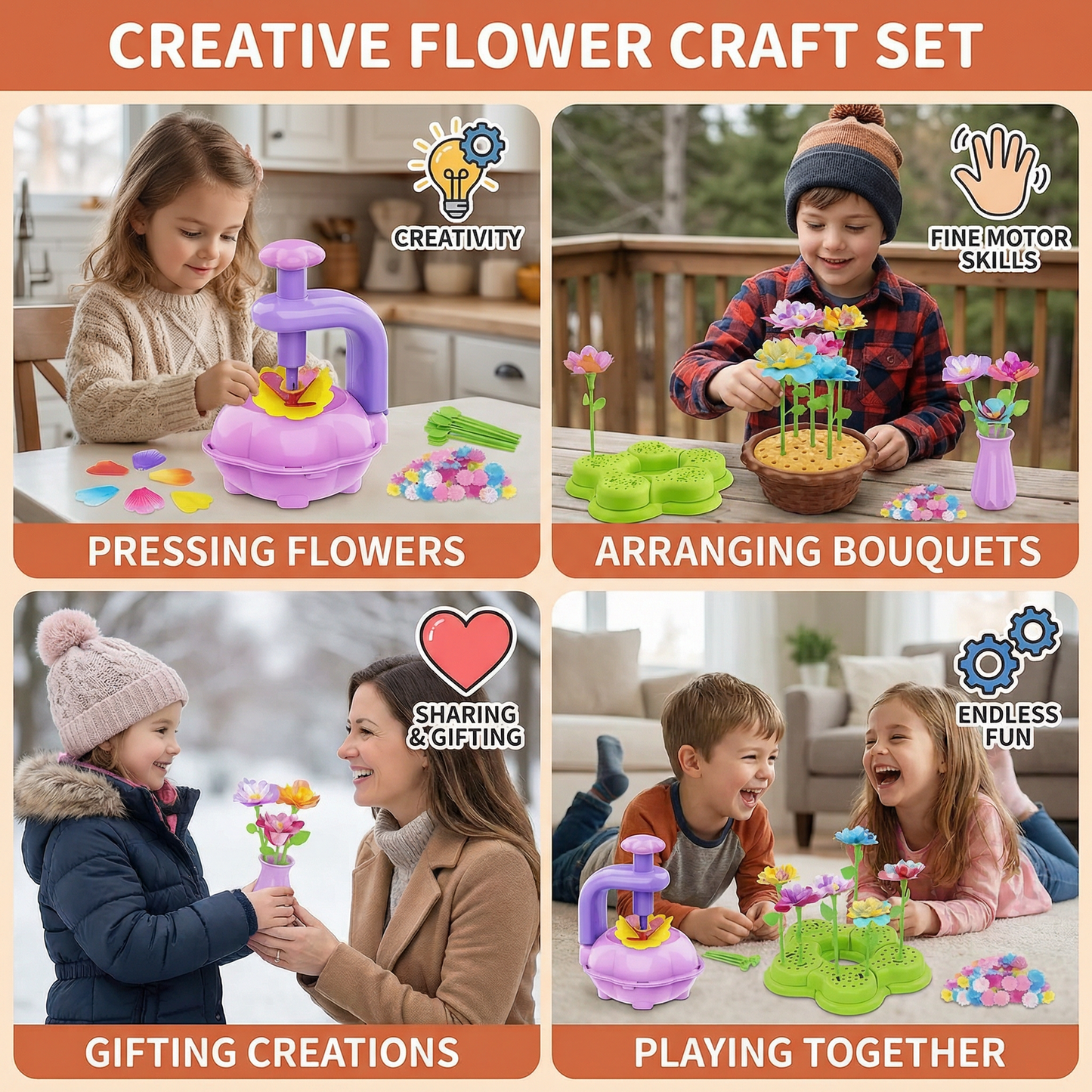 Creative Flower Craft Set
