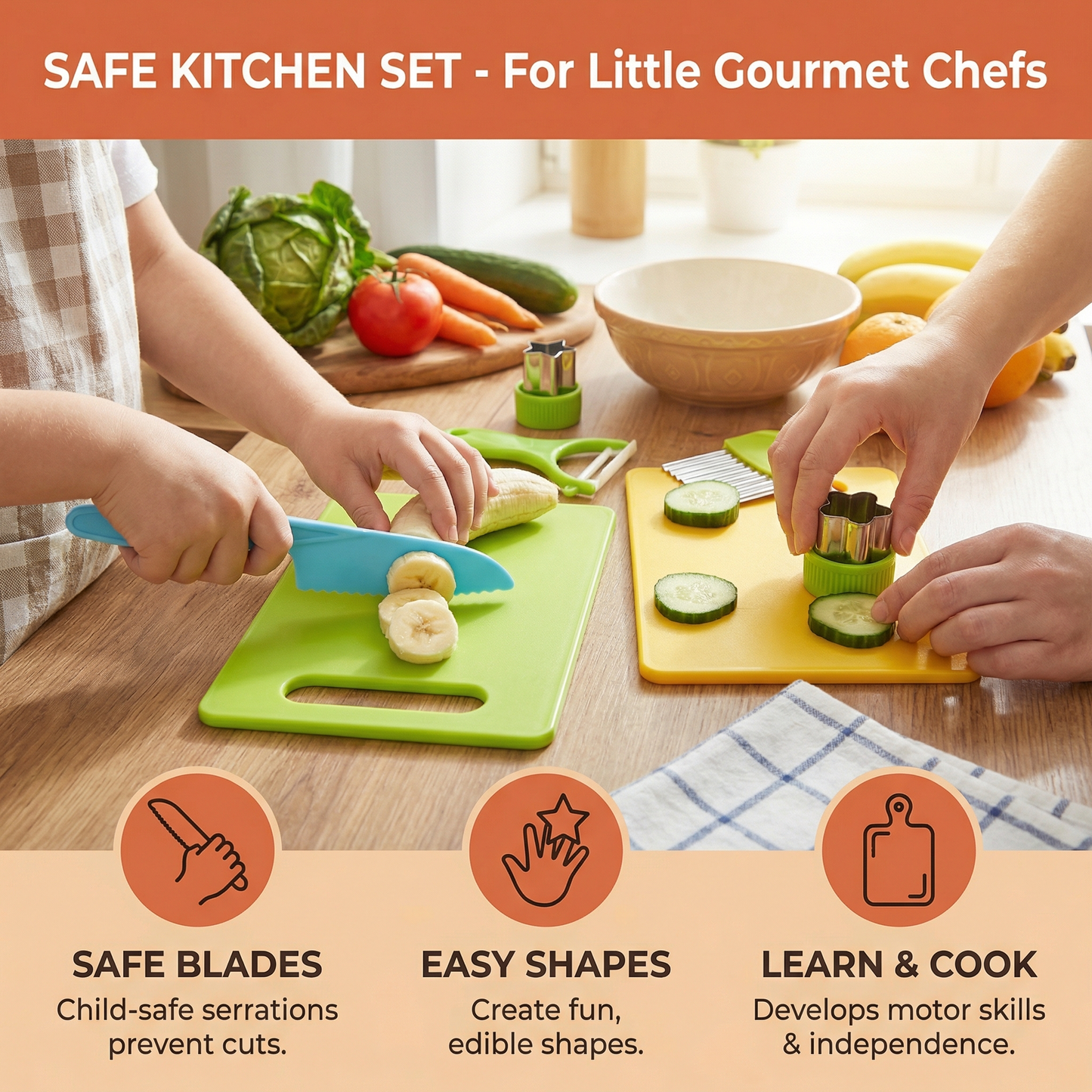 Safe Kitchen Set - For Little Gourmet Chefs