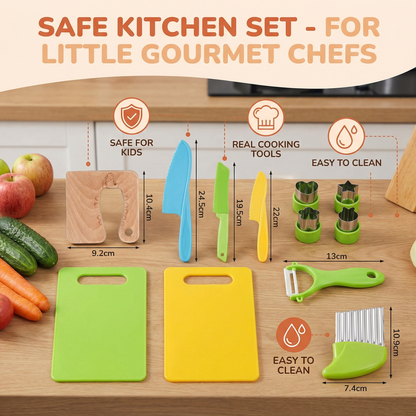 Safe Kitchen Set - For Little Gourmet Chefs