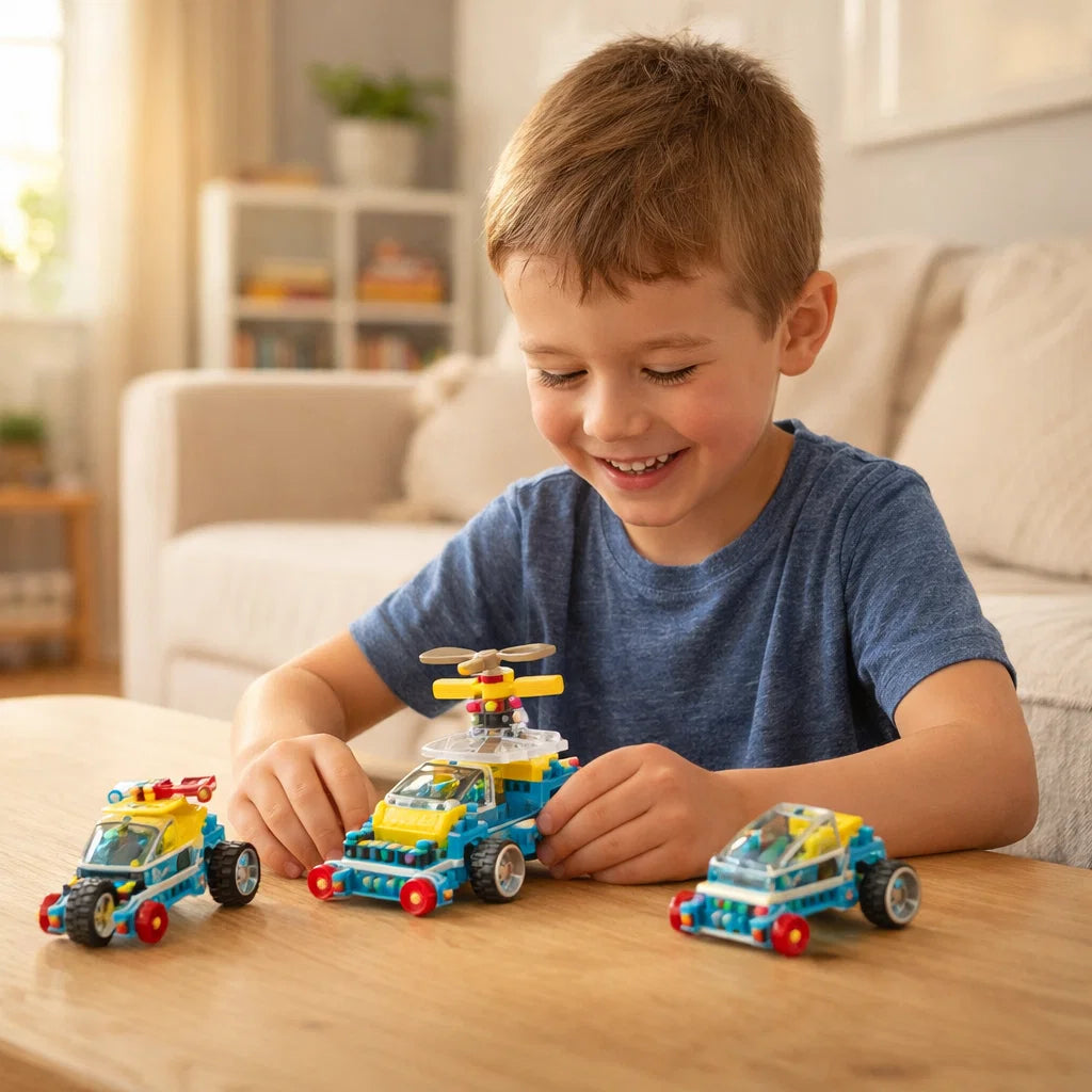 3-in-1 Science and Technology Building Block Set